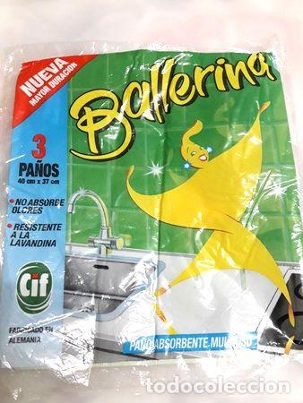 Medalhas tem&aacute;ticas: empaque antiguo ballerina publicidad