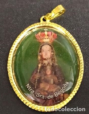Medalhas tem&aacute;ticas: MEDALLA NUESTRA SE&Ntilde;ORA DE BEGO&Ntilde;A. DORADA. MEDALLA-287