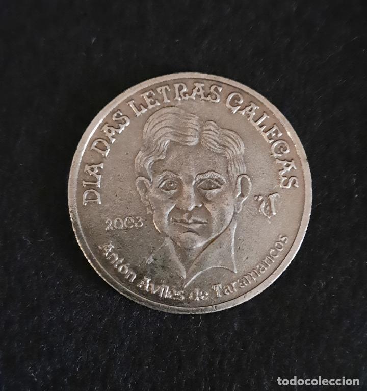 Medalhas tem&aacute;ticas: MONEDA D&Iacute;A DAS LETRAS GALEGAS 2003 - ANT&Oacute;N AVIL&Eacute;S DE TARAMANCOS