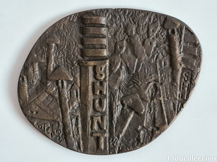 Medalhas tem&aacute;ticas: Medalla bronce publicidad Shunt SAHE Sociedad An&oacute;nima de Hormigones Especiales Firma Otero a&ntilde;o 1966