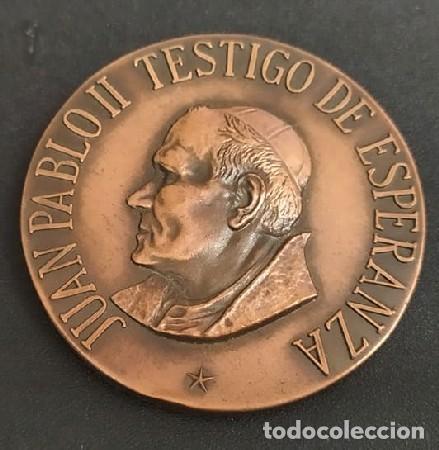 M&eacute;dailles th&eacute;matiques: MEDALLA JUAN PABLO II TESTIGO DE ESPERANZA. BEATIFICACI&Oacute;N SOR ANGELA DE LA CRUZ MEDALLA-331