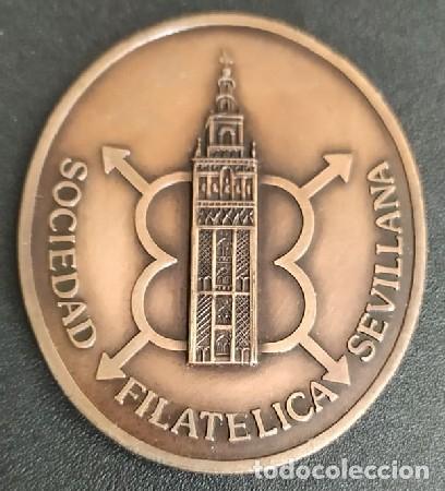 Medalhas tem&aacute;ticas: MEDALLA SOCIEDAD FILAT&Eacute;LICA SEVILLANA. BRONCE. MEDALLA-428 ,2