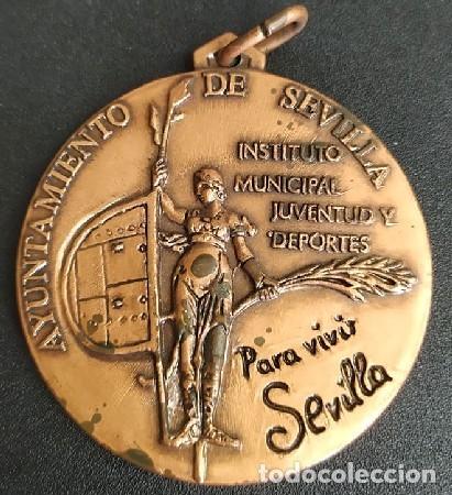 Medalhas tem&aacute;ticas: MEDALLA ANIVERSARIO SAN PABLO 1989. SEVILLA, BRONCE MEDALLA-463