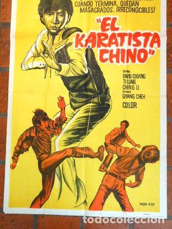 Medaglie tematiche: afiche de cine el karatista chino cod 117