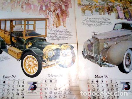 Medaglie tematiche: autos laminas calendario de esso 1986
