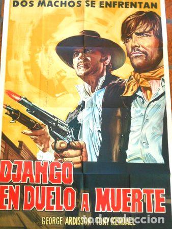 Medallas tem&aacute;ticas: afiche de pelicula django en duelo a muerte - Foto 1