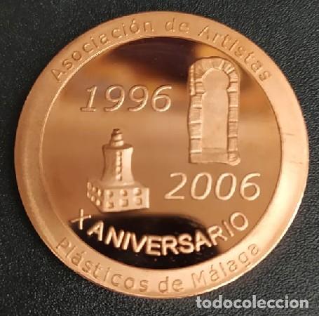 Medalhas tem&aacute;ticas: MEDALLA ASOCIACI&Oacute;N ARTISTAS 1996-2006 MEDALLA-490
