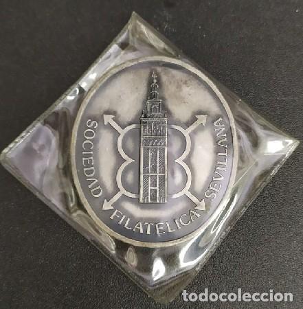 Medalhas tem&aacute;ticas: MEDALLA SOCIEDAD FILAT&Eacute;LICA SEVILLANA. MEDALLA-518 ,2
