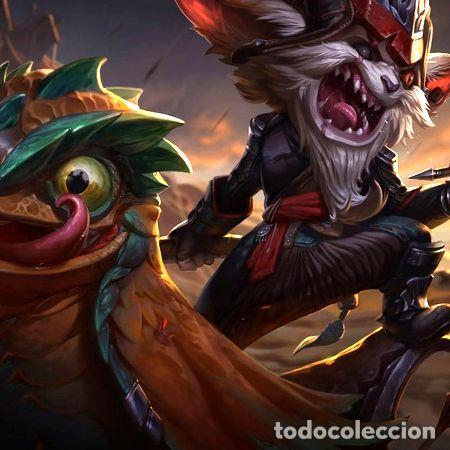 Medallas tem&aacute;ticas: poster league of legends kled 60x34cm