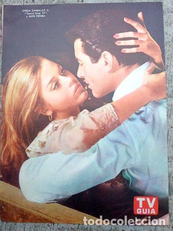 Medallas tem&aacute;ticas: antiguo poster tv guia n106 efrem zimbalist y jane fonda