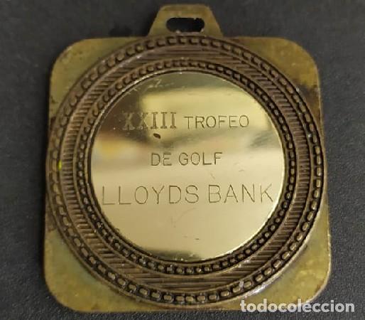 Medallas tem&aacute;ticas: MEDALLA XXIII TROFEO DE GOLF LLOYDS BANK MEDALLA-548