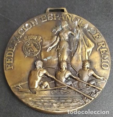 Medallas tem&aacute;ticas: MEDALLA FEDERACI&Oacute;N ESPA&Ntilde;OLA DE REMO. BRONCE MEDALLA-566