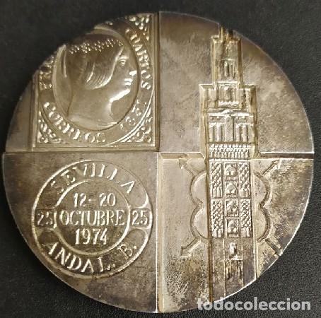 Medallas tem&aacute;ticas: MEDALLA EXFILNA SEVILLA 74. MEDALLA-612