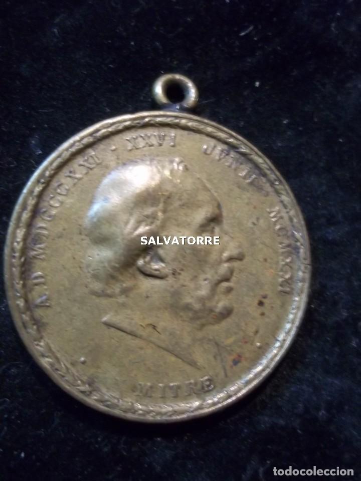 Medaglie tematiche: MEDALLA ARGENTINA.MITRE.1821.1921.CENTENARIO NACIMIENTO.