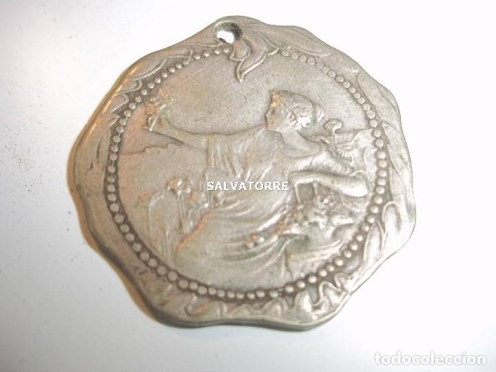 Medalhas tem&aacute;ticas: MEDALLA ROMERIA POPULAR JUAN M. FERNANDEZ.MARZO 1912.ARGENTINA