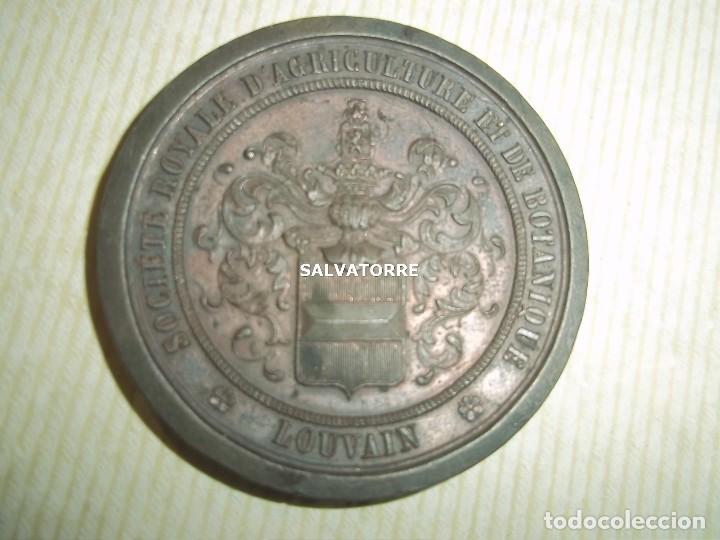 Medalhas tem&aacute;ticas: SOCIETE ROYALE D&Aacute;GRICULTURE ET DE BOTANIQUE LOUVAIN.BELGIUM.BELGICA.MEDALLA.LOVAINA.BRONCE