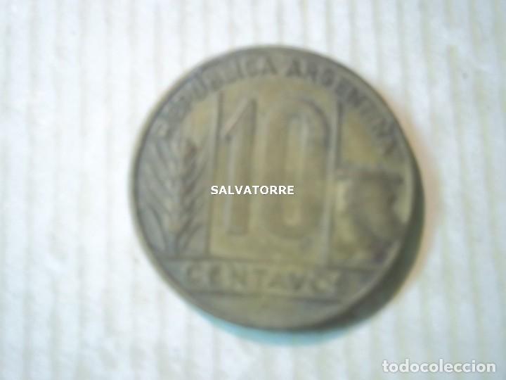 Medallas tem&aacute;ticas: REPUBLICA ARGENTINA.10 CENTAVOS 1947. - Foto 2