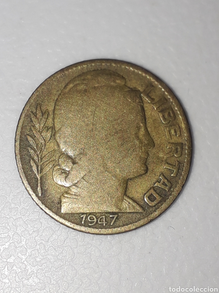 Medallas tem&aacute;ticas: REPUBLICA ARGENTINA.10 CENTAVOS 1947. - Foto 4