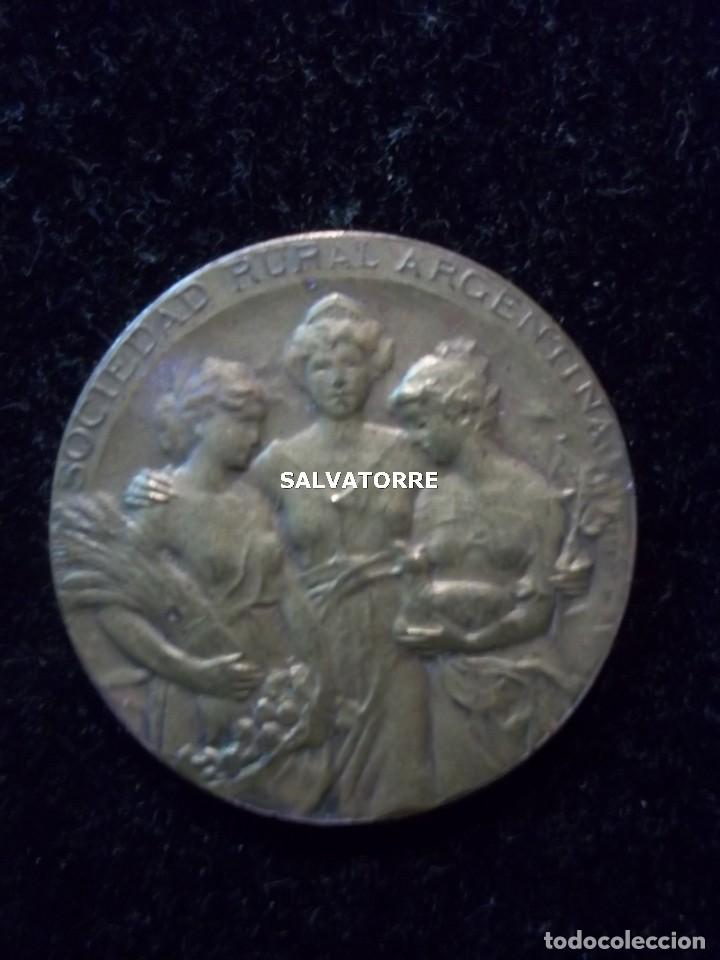 Medalhas tem&aacute;ticas: EXPOSICION DE GANADERIA.BUENOS AIRES.SOCIEDAD RURAL ARGENTINA. DIFICIL