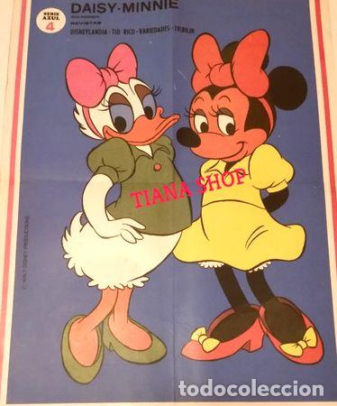 Medalhas tem&aacute;ticas: poster minnie daisy walt disney productions