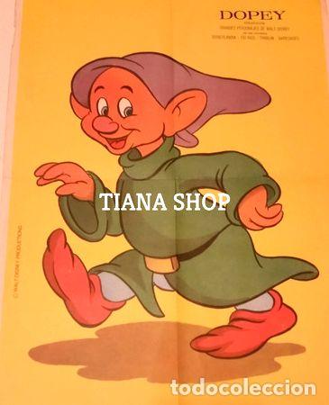 Medalhas tem&aacute;ticas: poster dopey walt disney productionsgrandes personajes