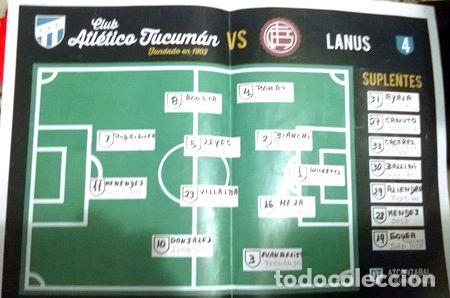 Medaglie tematiche: futbol atletico tucuman lanus decano planilla