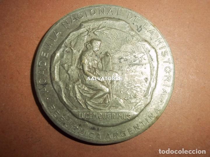 Medallas tem&aacute;ticas: MEDALLA ACADEMIA NACIONAL ARGENTINA.III CONGRESO 1960.BUENOS AIRES.CONSTANTE ROSSI