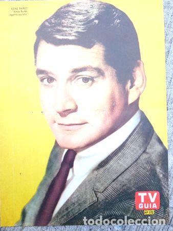 Medallas tem&aacute;ticas: poster tv guia n172 gene barry amos burke agente secreto