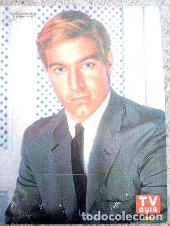 Medallas tem&aacute;ticas: poster tv guia n131 james franciscus el profesor novak