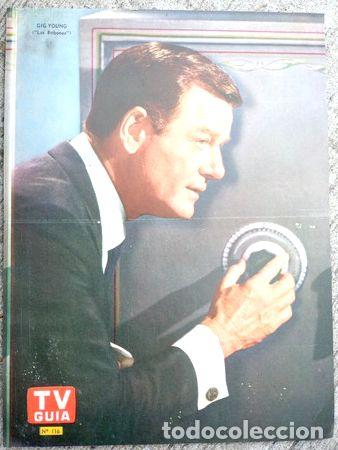 Medallas tem&aacute;ticas: antiguo poster tv guia n116 gig young los bribones