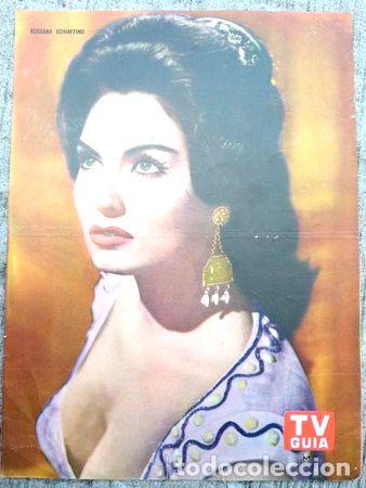 Medallas tem&aacute;ticas: antiguo poster tv guia n93 rossana schiaffino