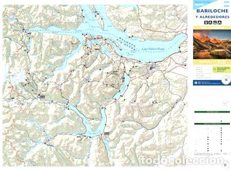 Medalhas tem&aacute;ticas: mapa topografico bariloche y alrededores signa naturae