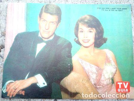Medalhas tem&aacute;ticas: antiguo poster tv guia n76 dick van dyke mary tyler moore