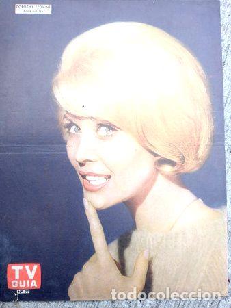 Medalhas tem&aacute;ticas: antiguo poster tv guia n77 dorothy provine anos sin ley
