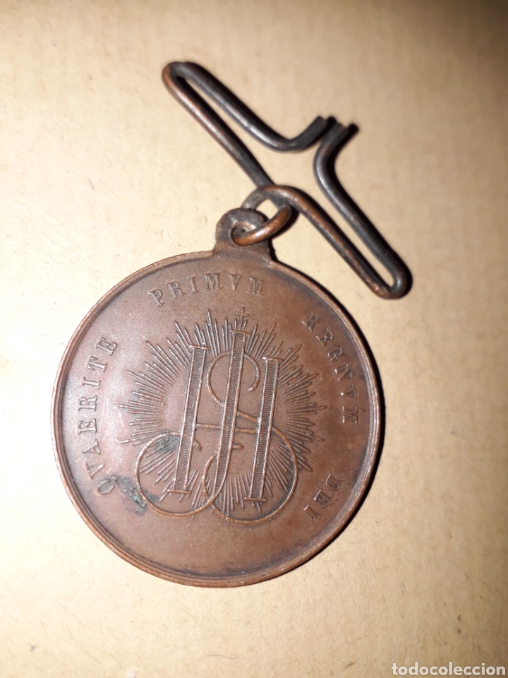Medalhas tem&aacute;ticas: MEDALLA COLEGIO NUESTRA SE&Ntilde;ORA DEL RECUERDO.CHAMARTIN.SEGUNDO PREMIO.QVAERITE PRIMUN REGNUM REI