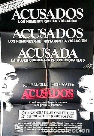 Medalhas tem&aacute;ticas: acusados pelicula poster afiche cine original
