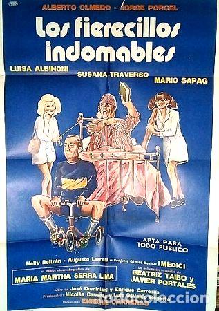 Medalhas tem&aacute;ticas: los fierecillos indomables poster afiche cine original