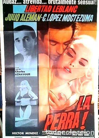 Medalhas tem&aacute;ticas: la perra libertad leblanc poster afiche cine original