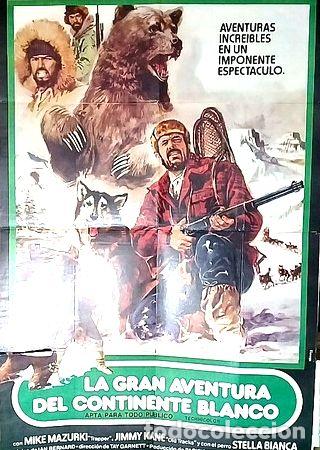 Medalhas tem&aacute;ticas: la gran aventura del continente blanco afiche cine original