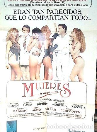 Medalhas tem&aacute;ticas: mujeres y algo mas afiche cine original