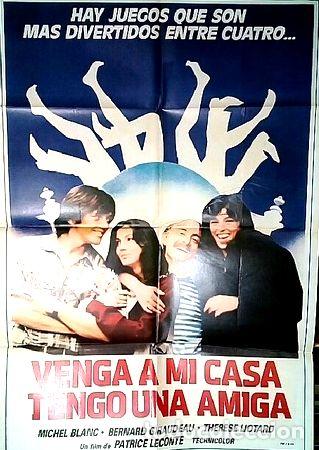 Medalhas tem&aacute;ticas: vengan a mi casa tengo una amiga afiche cine original