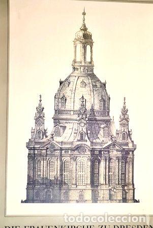 Medalhas tem&aacute;ticas: poster arquitectonico die frauenkirche zu dresden 70 x 1m