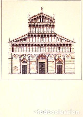 Medalhas tem&aacute;ticas: poster arquitectonico pisa duomo 60x80