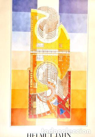 Thematic medals: poster arquitectonico helmut jahn 70 x 1 metro