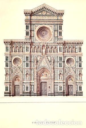 Medalhas tem&aacute;ticas: poster arquitectonico firenze duomo 70 x 1 metro