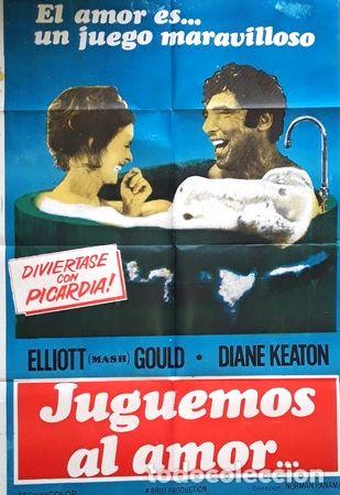 Medalhas tem&aacute;ticas: afiche cine juguemos al amor elliott mash gould diane keaton