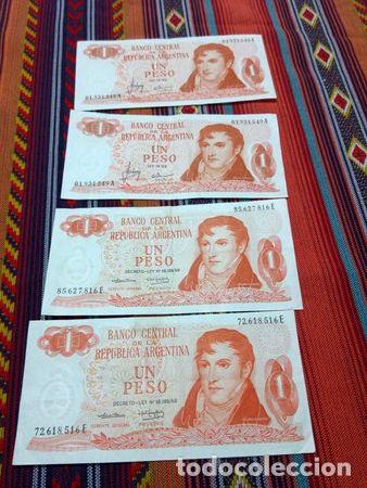 Medalhas tem&aacute;ticas: billete un peso ley 18188 Ed. 181