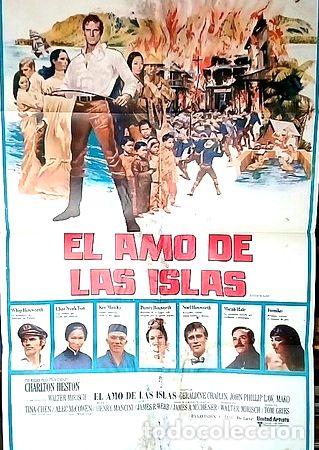 Medalhas tem&aacute;ticas: el amo de las islas poster afiche cine original