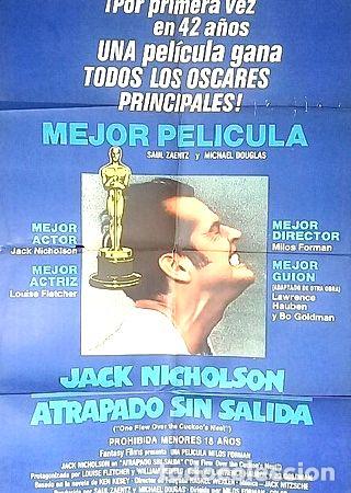 Medalhas tem&aacute;ticas: atrapado sin salida jack nicholson afiche cine original