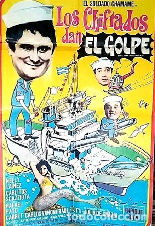 Medalhas tem&aacute;ticas: los chiflados dan el golpe afiche cine original